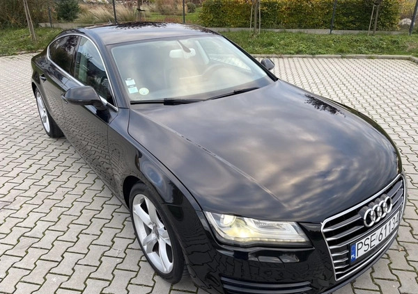 Audi A7 cena 63500 przebieg: 251320, rok produkcji 2012 z Śrem małe 781